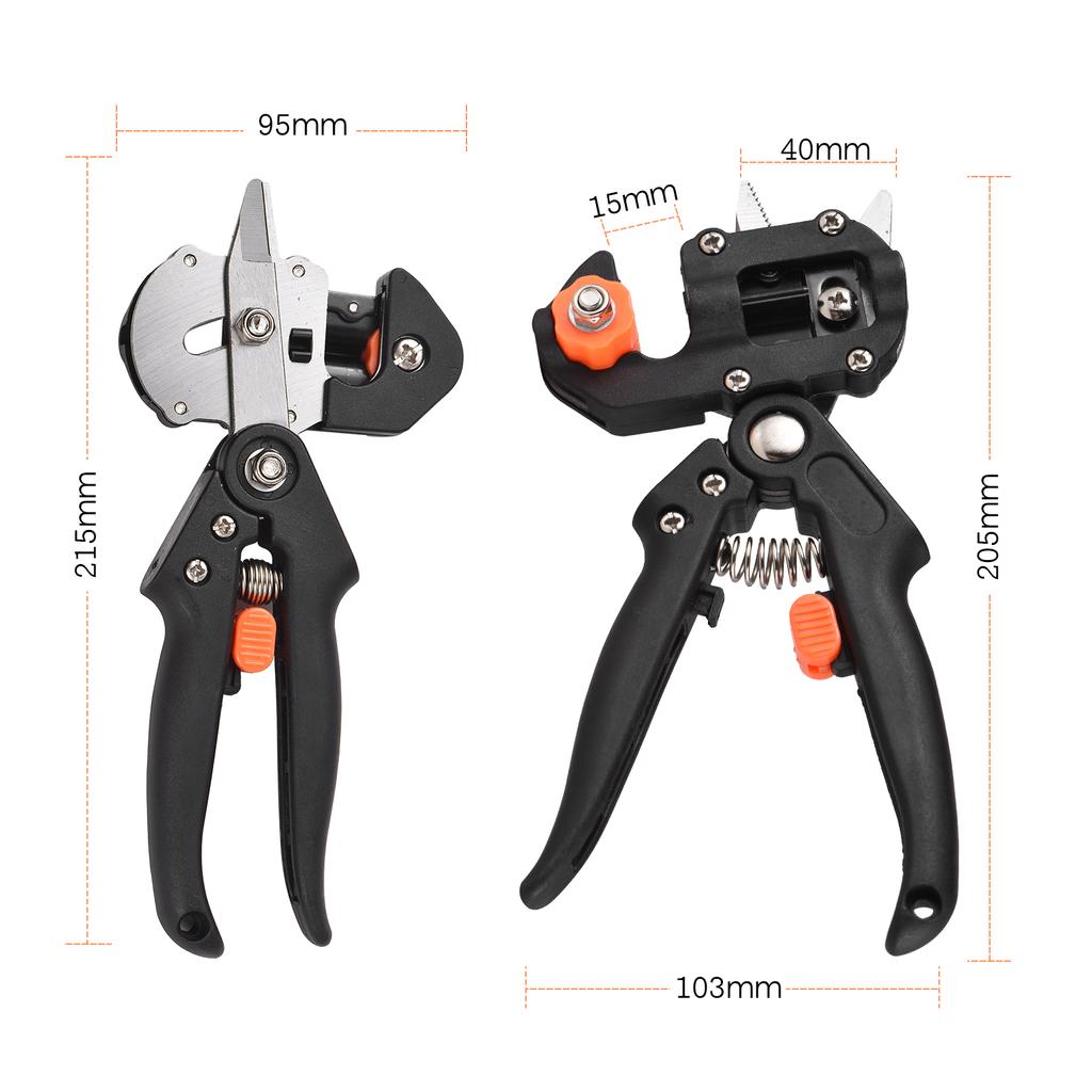 2 в 1 садовые инструменты для прививки, комплект секаторов, машина для прививки, режущие плоскогубцы для прививки сада