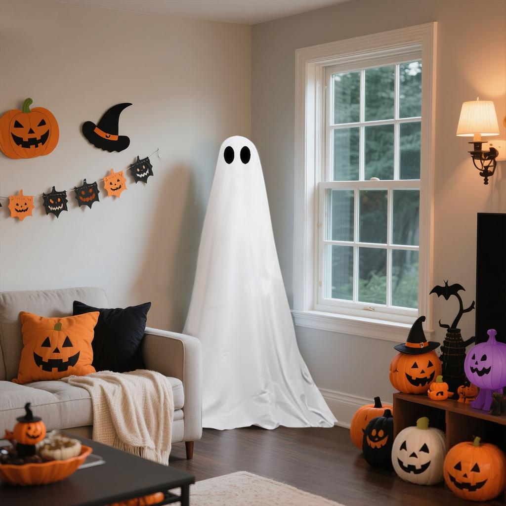 Halloween Decorations  Glowing Halloween Decorations Indoor Cute Tabletop Decorations For Party Home Kitchen And Fireplace
