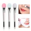 Double Head Silicone Facial Mask Brush Soft Head Apply Mud Film Apply Facial Mask Brush