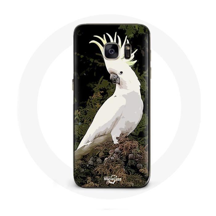Samsung Galaxy S7 Case White Cockatoos Parrots On the Tree