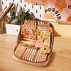 Capybara Stationery Set Cute Pencil Case With Pens Clips Rulers Sticky Note 10-Color Ballpoint Pen Pencil Organizer For Students