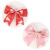Christmas Decoration Bow Holiday Decoration Bow Red Decoration Bow Firm Material