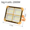 Перезаряжаемый 5000 Вт Солнечный Прожектор Уличный Портативный Светодиодный Отражатель Прожектор Перезаряжаемый Прожектор солнечная Лампа