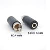 Разъем RCA Male на 3,5 мм 6,35 мм 6,5 мм female 3Pole Stereo Female Jack кабельный разъем адаптер 6,35 3,5 аудио M/F аудио штекер