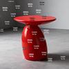 Outdoor Fiberglass Lounge Bench & Table Set