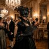 Gothic Style Black Feather Mask Plastic Cosplay Mask Party Supplies Raven Mask  Masquerade Ball