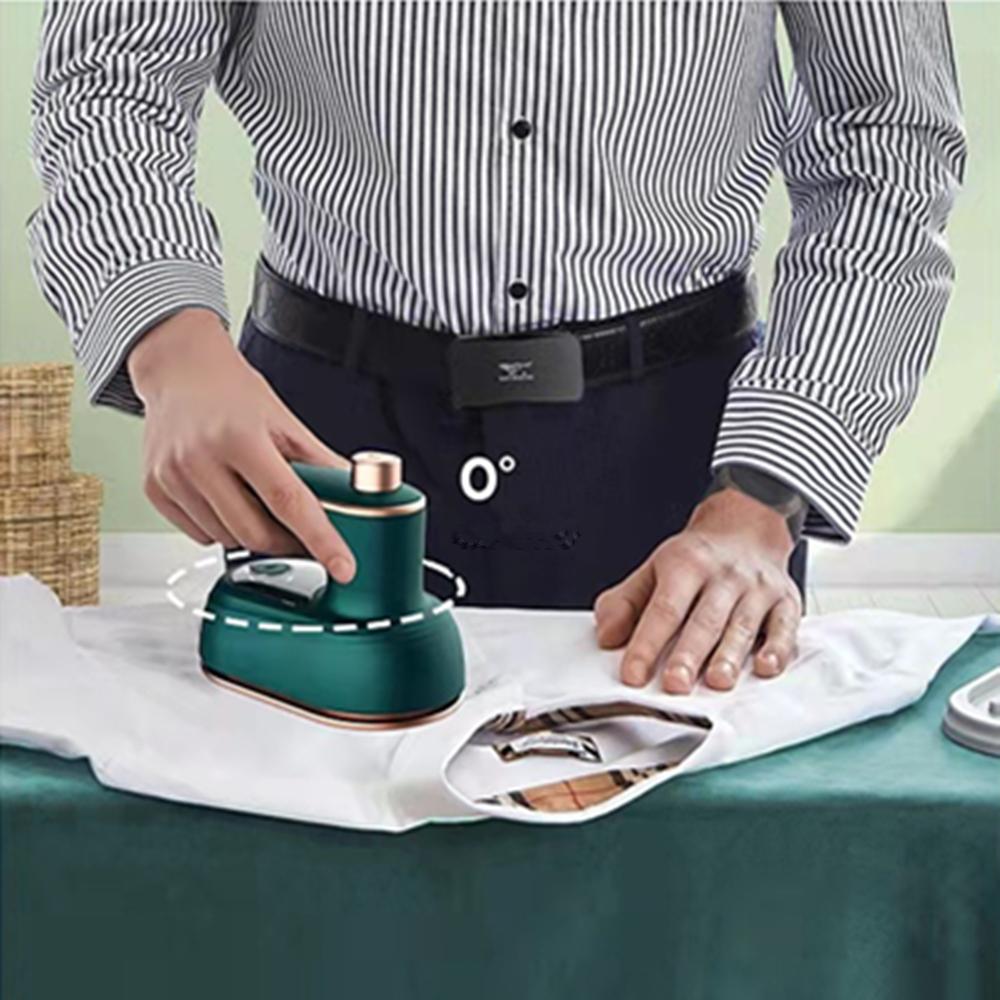 Зеленый Портативный Мини Отпариватель для Одежды Ручной Утюг Паровой Отпариватель Дорожный Бытовой