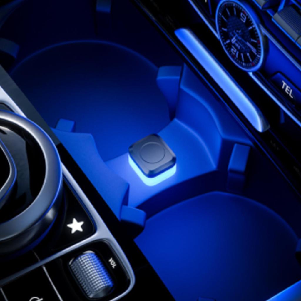 Светодиодная USB-лампа для автомобиля, Салонная светодиодная лампа для автомобиля, Светодиодная подсветка салона автомобиля, Салон, Беспроводная,