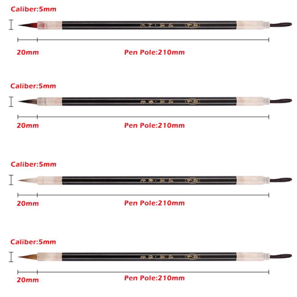 Chinese Oil Painting Pen Traditional Scriptures Writing Pen Art Paint Brush Students
