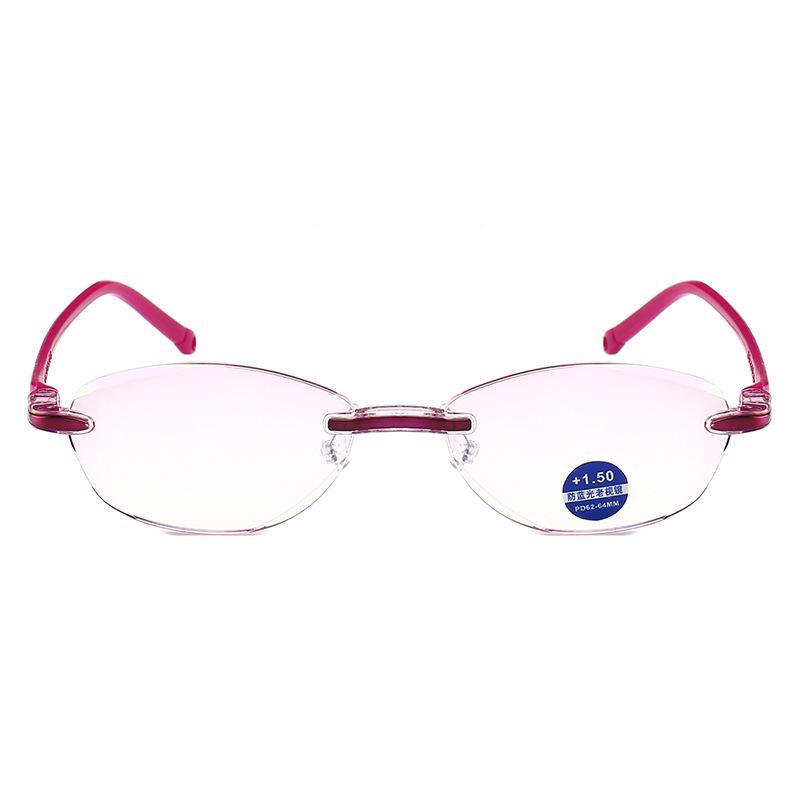 1 шт., безрамные очки для чтения, модные очки для чтения, антисиние очки для чтения