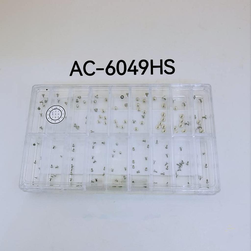 180 шт. Винты для задней крышки часов, стальные винты для ремонта, инструменты для часовщиков, аксессуары для часов