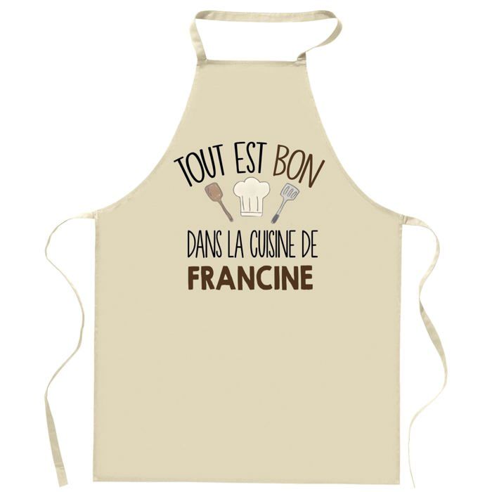 Tablier de cuisine - Planetee - Personnalisé (prénom) - Coton résistant - Impression bretonne