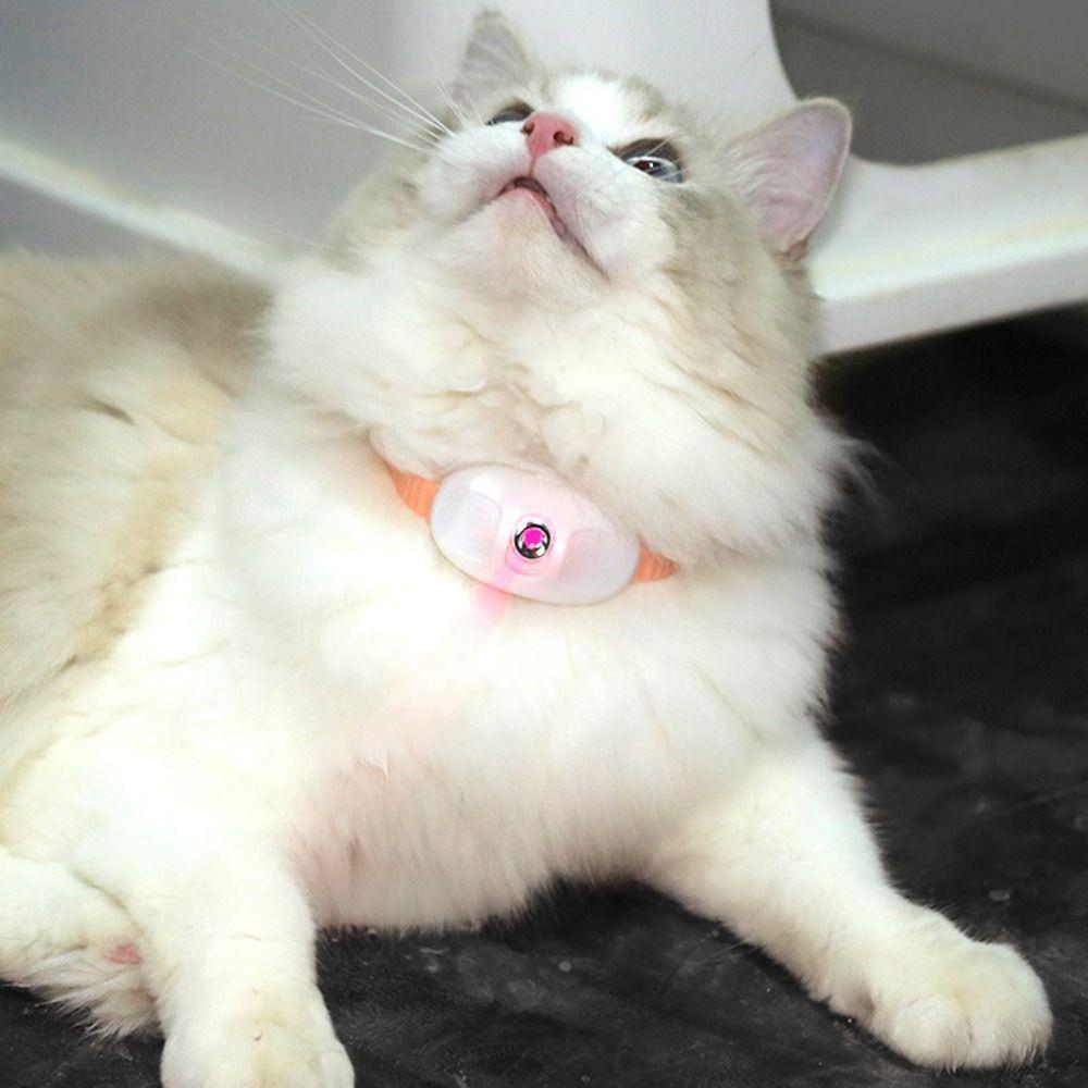 Электрический умный лазерный ошейник для дразнения кошек, избавляющий от беспокойства, игрушка для кошек с лазером