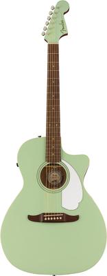 Игрок Ореховая накладка на гриф Белый пикгард Цвет Surf Green Fender Fender/Newporter