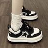 Girls Summer Thick Soled Small White Board Shoes New Hong Kong Style Niche Design American Casual Sports Shoes