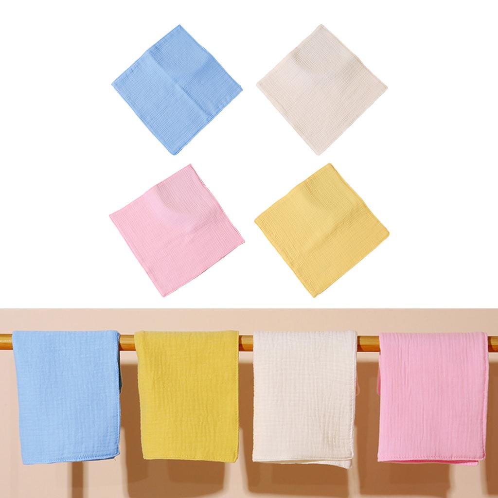 Baby Bath Towel Wipes Baby Washcloths Newborn Face Towel Baby Burp Cloths Soft Absorbent Cotton Wash Towel 20/30cm Gift