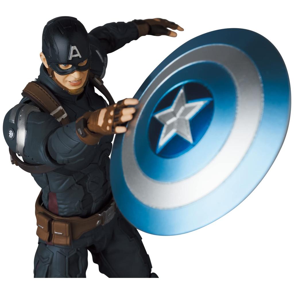 MAFEX CAPTAIN AMERICA Капитан Америка Костюм-невидимка Высота 160 мм Окрашенная фигурка № 202 приблизительно. Немасштабируемый