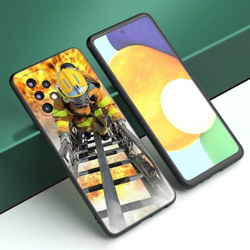 Чехол «Пожарный Герои пожарного» для Samsung A13 A22 A24 A32 A23 A25 A34 A35 A52S A53 A54 A55 A73 A12 A14 A15 A31 A33 A50 A51 A72