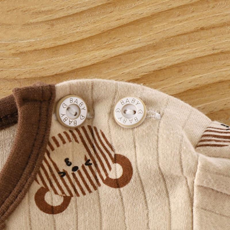 2Pcs/Set Kids Boys Girls Set Pure Cotton Warm Pajamas Cartoon Long Sleeve T-Shirt + Pants Toddler Baby Autumn Underwear Clothing Sets