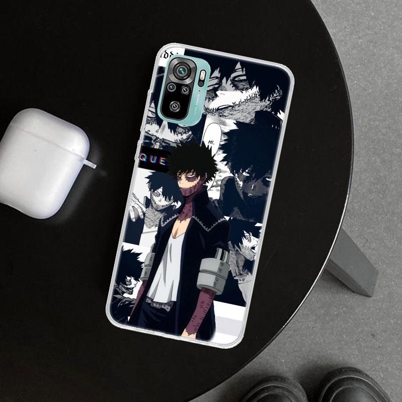Чехол для телефона MHA Dabi Bnha для Xiaomi Redmi Note 15 14 13 12 11 Pro Plus 14S 12S 11S 11T 11E 10S 10 Индивидуальные Fundas Redmi
