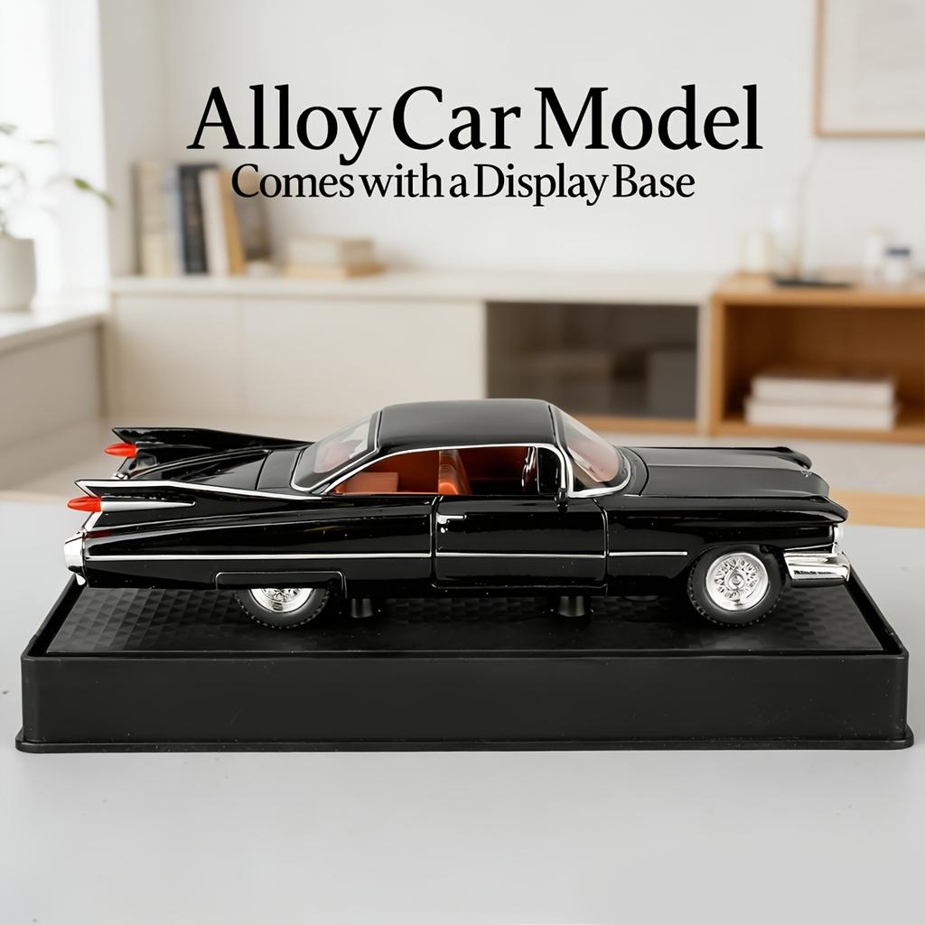 1:Масштаб 32 Серия 1959 Cadillac Series 62 Литая модель из сплава Коллекционная Модель для витрины Статическая игрушка Открывающиеся двери Высокая детализация Настольное украшение Подарок