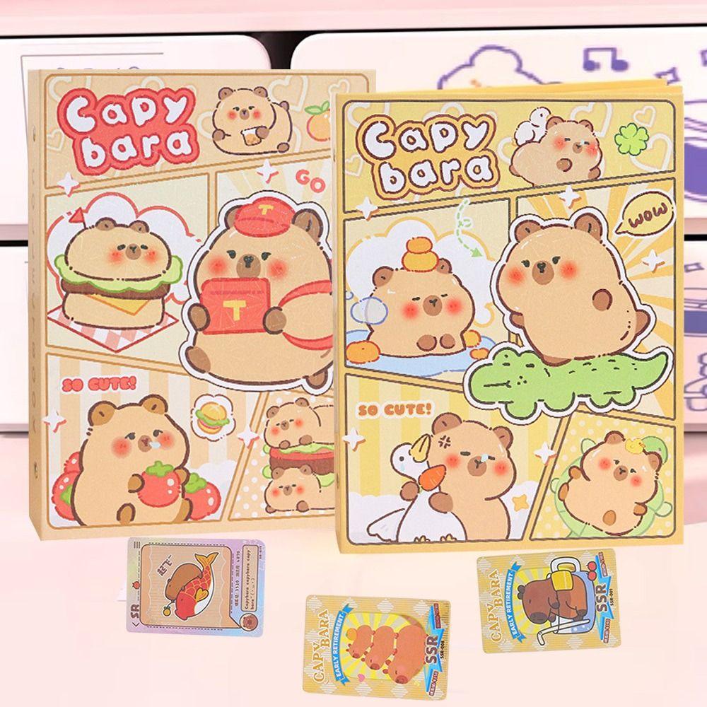 3-дюймовый фотоальбом с капибарой, милый альбом для открыток, альбом для карточек, дисплей для карточек для фото Polaroid