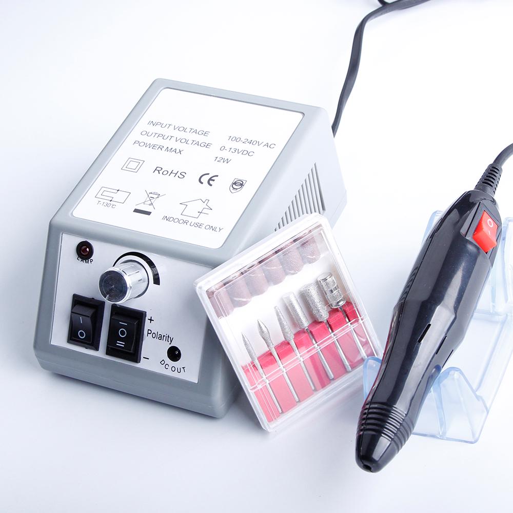 Электрический аппарат для маникюра с комплектом насадок