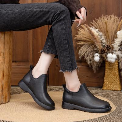 Ретро хлопковые туфли Ботинки Martin Кожаные женские туфли Одиночные туфли