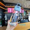 Plastic Fashion Sport Water Bottle 500ml Style Heat Resistant Leakproof Color Lovers Travel Water Bottles PC Material
