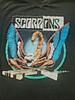 1990 SCORPIONS Футболка с логотипом группы Тур Классическая черная Унисекс Футболка с принтом