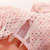 Women's Large Size Bras Ultra-thin Lace Underwireless Bras Breathable Gathered Adjustment Large Cup Bras