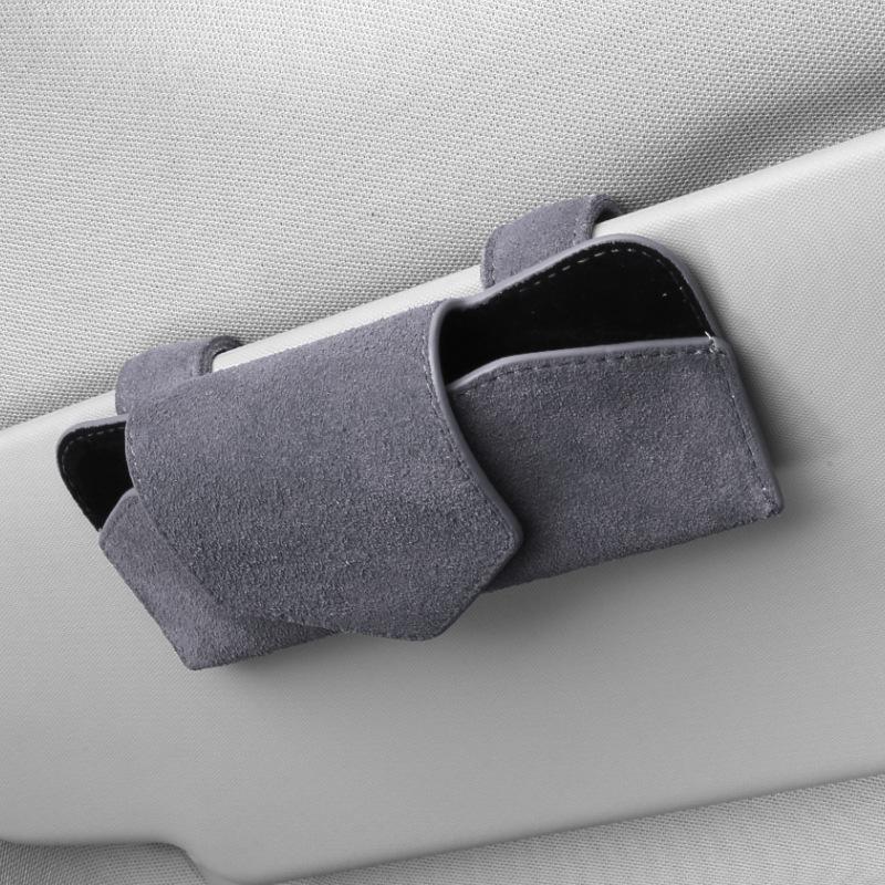 Автомобильный солнцезащитный козырек, коробка для очков, зажим для очков, держатель для билетов, подставка, застежка, чехол для ручек, аксессуары для очков