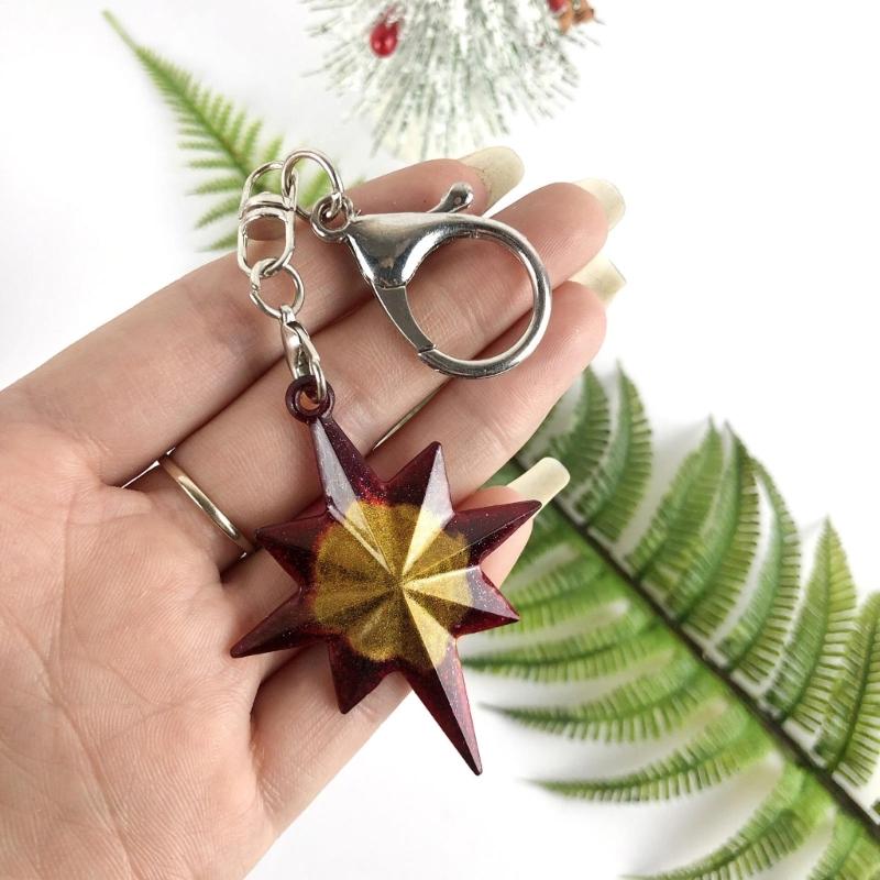 North Star Shape Silicone Mold Decorative Pendant Mold Handmade Epoxy Silicone Mold Epoxy Resin Molds Making Crafts