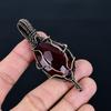 Garnet 999 Copper Wire Wrapped Pendant, Handmade Gemstone Pendant Jewelry, Gifts For Wife Brand New Pendant