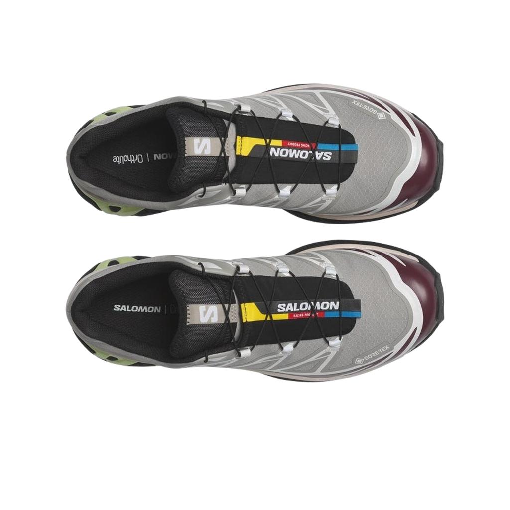 SALOMON Кроссовки Unisex Salomon XT-6 GORE-TEX Paloma Maroon Banner Серые L47991600