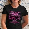 Educator Multi Tasking Ninja Fun Sayings Daycare Funny Ladies Girlie T-Shirt