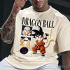 Аниме Футболка Dragon Ball Мужская Женская 2026 Лето Хлопок Короткий Рукав Футболка Графический Принт Goku Повседневная Уличная Одежда Топы Одежда Y2k