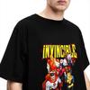 Vintage T-Shirt Summer Invincible Comic Hip Hop T Shirts  Cotton Tee Shirt for Men Y2K Basic Short Sleeve Tops