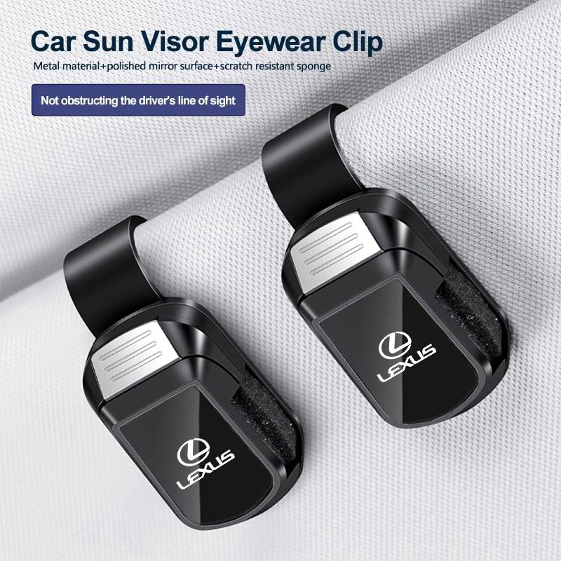 Автомобильный солнцезащитный козырек Держатель для очков Органайзер Противоскользящий зажим Для Lexus RX300 IS200 IS250 ES350 Ct200h UX250h NX300h RX350 NX GS300 UX