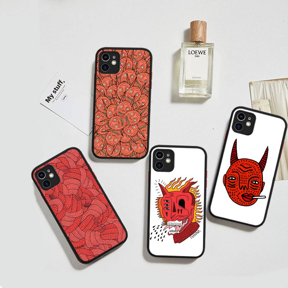 Polly Nor Print Phone Case For IPhone 16 15 14 11 12 13 Pro Max X Plus XS MAX Translucent Matte Cover
