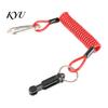 Secure Towing Brake Connector 4FT/6FT Trailer Boat Breakaway Cable, 4mm Spring Disconnect Wire with Nylon Switch Replacement Pin, 12V Direct