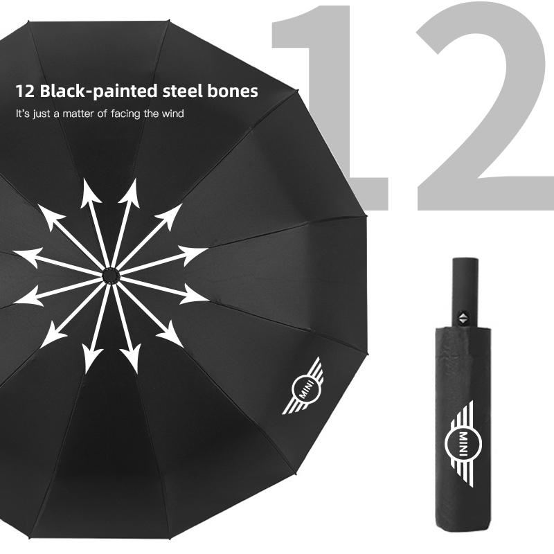 BAAS1 For BMW High-end Car Folding Sunshade Windproof Umbrella For MINI One Cooper JCW Countryman Clubman Cabrio Paceman Coupe Roadst