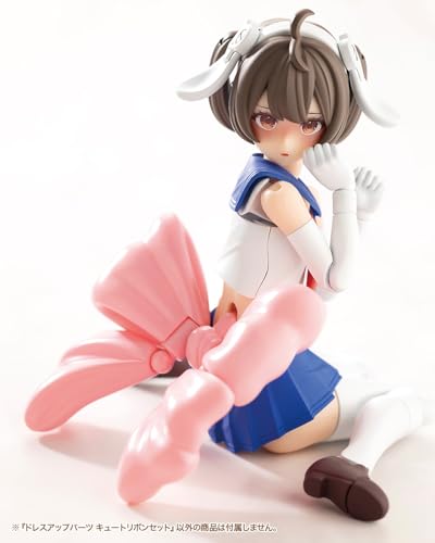 Kotobukiya MSG Modeling Support Goods Dress Up Parts Cute Ribbon Set Общая длина приблизительно. Пластиковая модель размером 100 мм, не масштабированная
