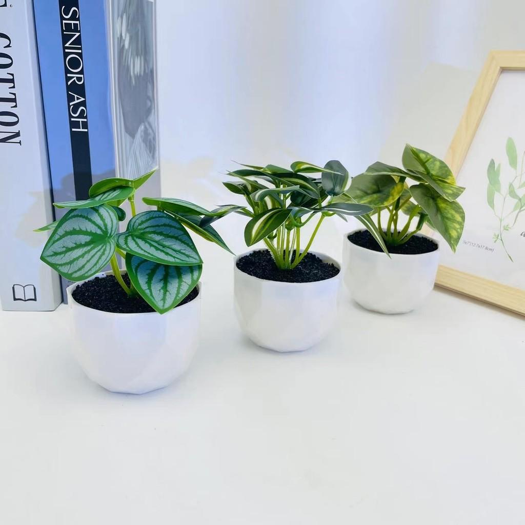 Имитация Листьев 8 Эпипремнум Золотистый Горшечное Искусственное Растение Орнамент Декор