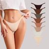 Women Sexy Ice-cream Panties Low-waist Underwear Thong Female G String Lingerie Temptation No Trace One Piece Intimates