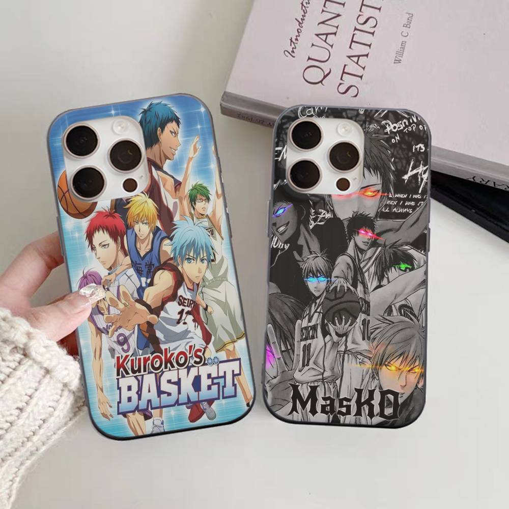 Чехол для телефона Kuroko's Basketball для iPhone 17 16 15 11 12 13 14 Pro Max Мягкий гофрированный силиконовый чехол