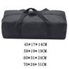 600D Oxford Cloth Storage Bag Black Carry Bag Extended Handle Outdoor