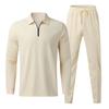 European Long-sleeved Trousers Two-piece Sports Casual Men's Suit