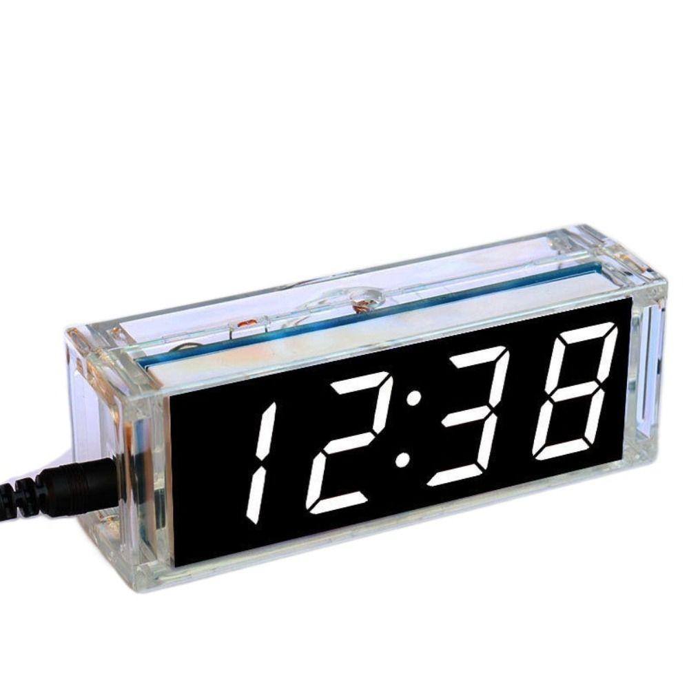 Набор для самостоятельного изготовления цифровых часов Solder Diy DIY, обучающий практический электронный набор, детали электронного модуля