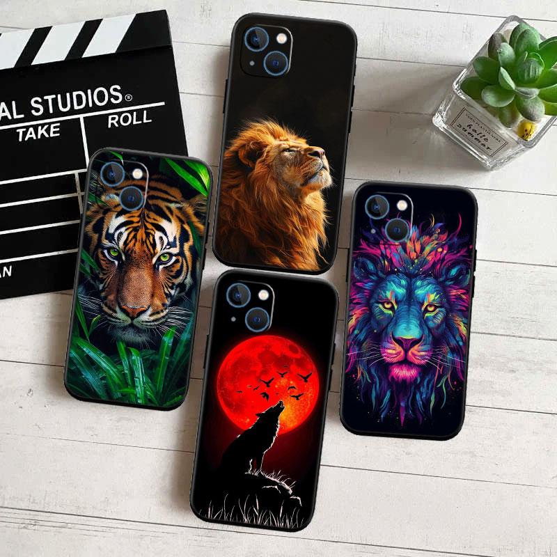 Чехол для телефона Wolf Tiger lion Новый Высококачественный чехол для Redmi Note 13 14 Pro+ Plus A3 13X 13C 14S 14C